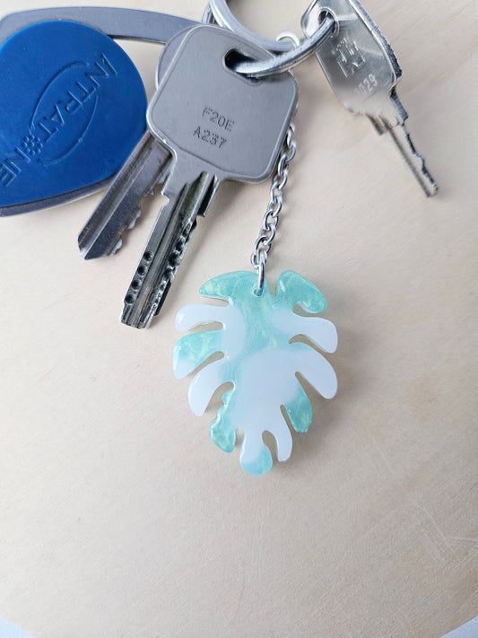 Porte-clés feuille de palmier